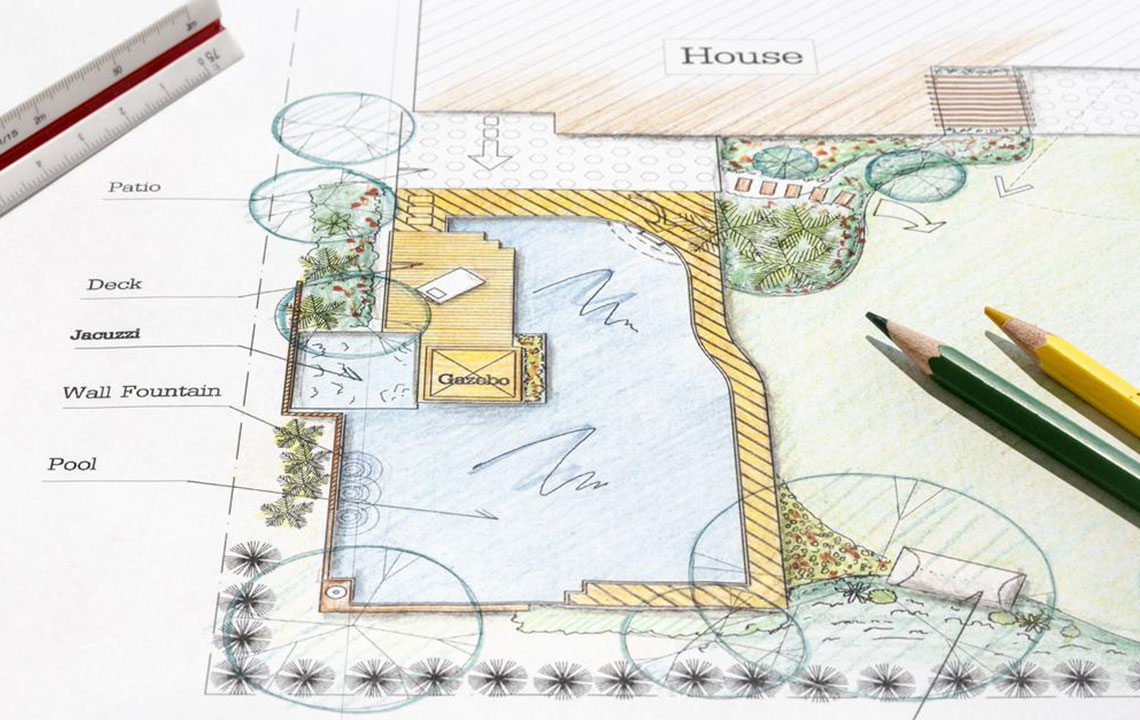 Different types of landscape designs for a unique garden